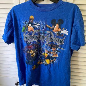 Vintage Kingdom Hearts Blue Tee, Men's Small